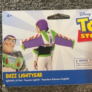 Disney Buzz Lightyear Inflatable Jet Pack - Purple, Green, and White